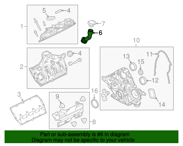 20112022 Ford OEM Oil Filler Tube BC3Z6763E Ford Parts Center