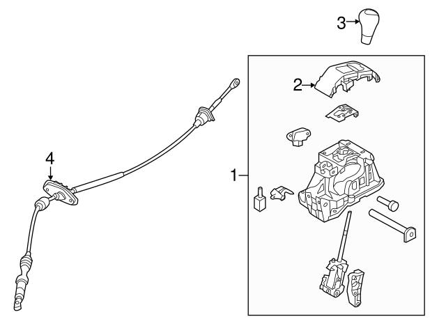 Genuine Hyundai 46790-A5100 Automatic Transmission Cable Assembly Genuine Hyundai 46790-A5100 Automatic Transmission Cable Assembly