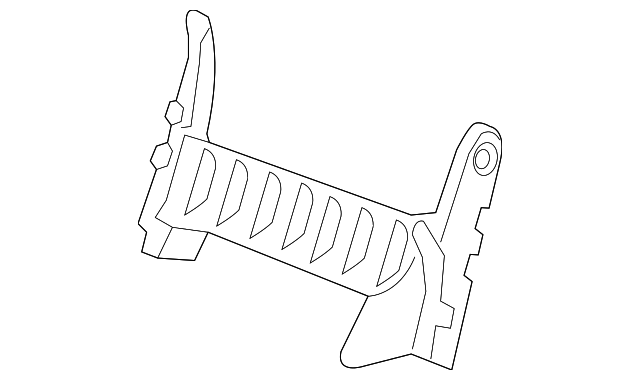 Jet Black Rear Seat Back Panel - GM (84088320)