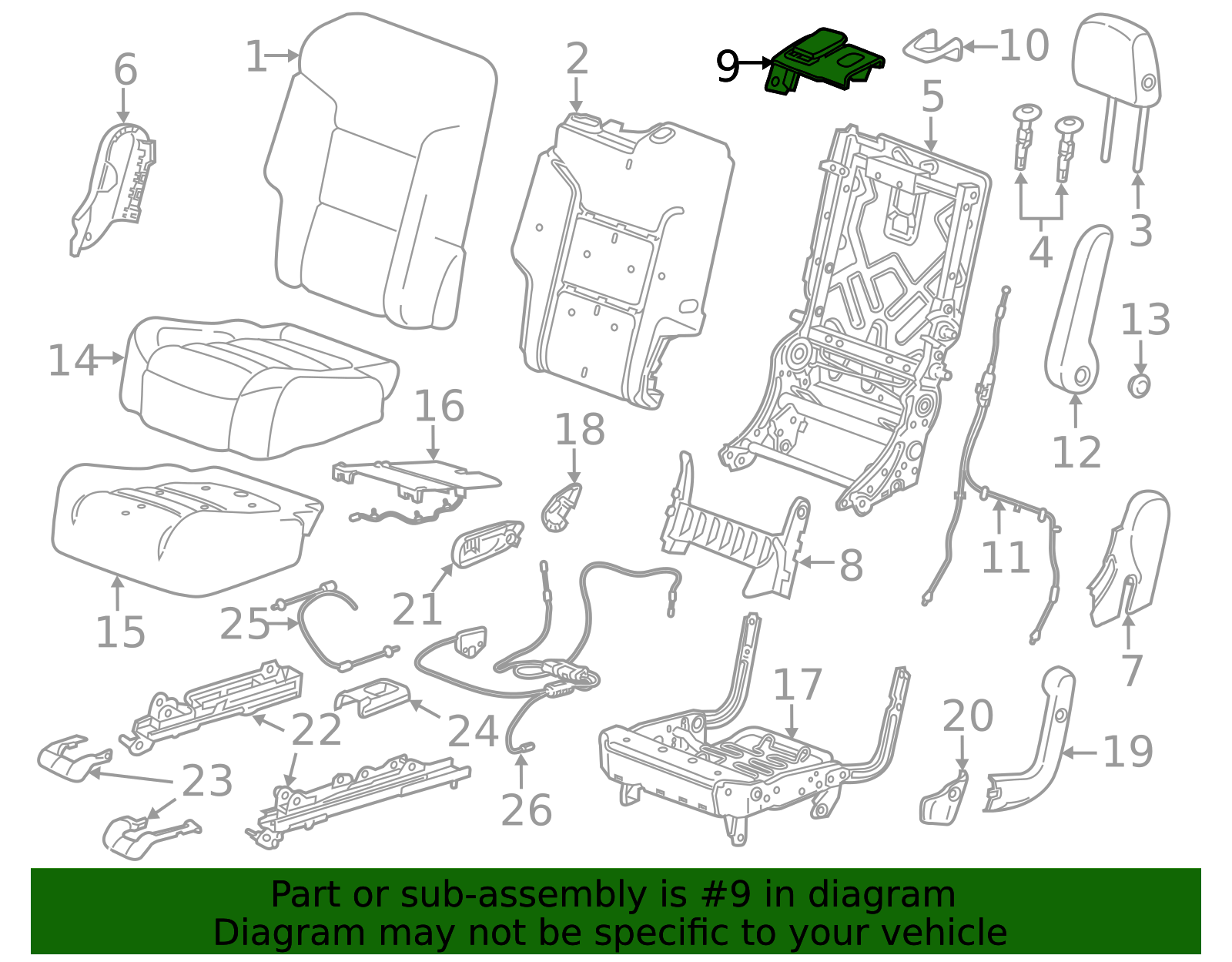 Release Handle - GM (84389800)