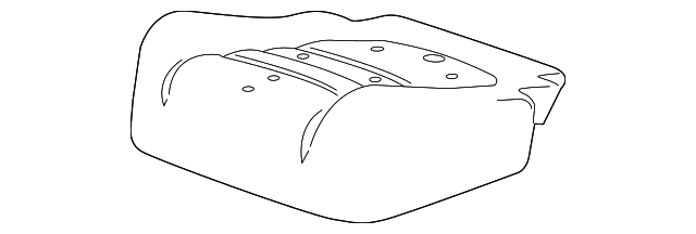 Rear Passenger Side Seat Cushion Pad - GM (84454569)