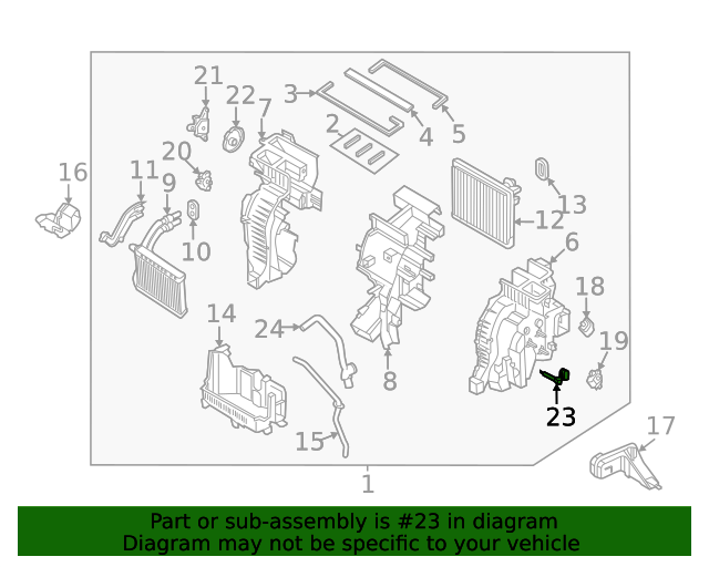 97614P2000 HVAC Evaporator Temperature Switch 20212024 Kia Kia