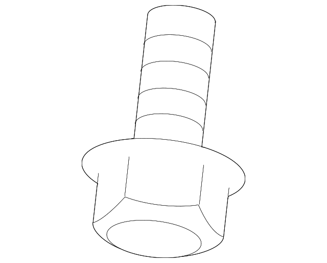 GM Genuine Parts 11562302 Multi-Purpose Bolt - GM OE Quality For Chevrolet, Buick, GMC, Cadillac - View #12