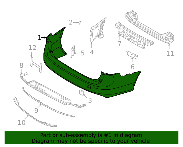 2021 Volvo V90 Bumper Cover 40005381