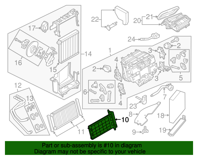 4H0819011 Auxiliary Heater 20112018 Audi Audi OEM Parts