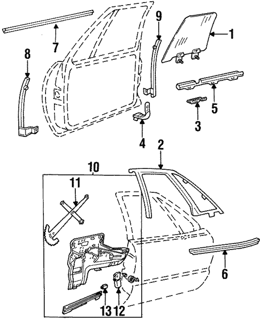 Window Frame - GM (25651924)