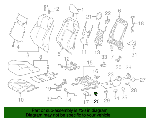 2018 Toyota CHR Heater Control 87501F4010 Toyota Parts Center