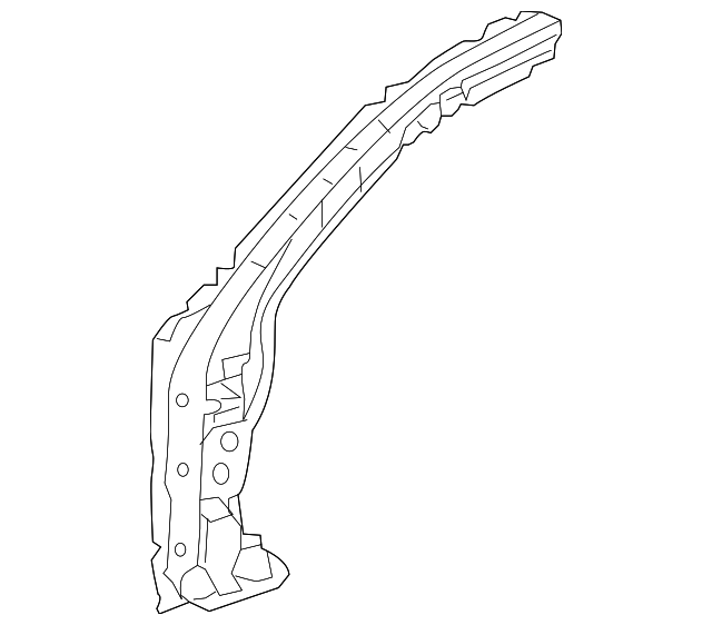 20042008 Acura TL Pillar Reinforced 63520SEPA00ZZ XportAuto