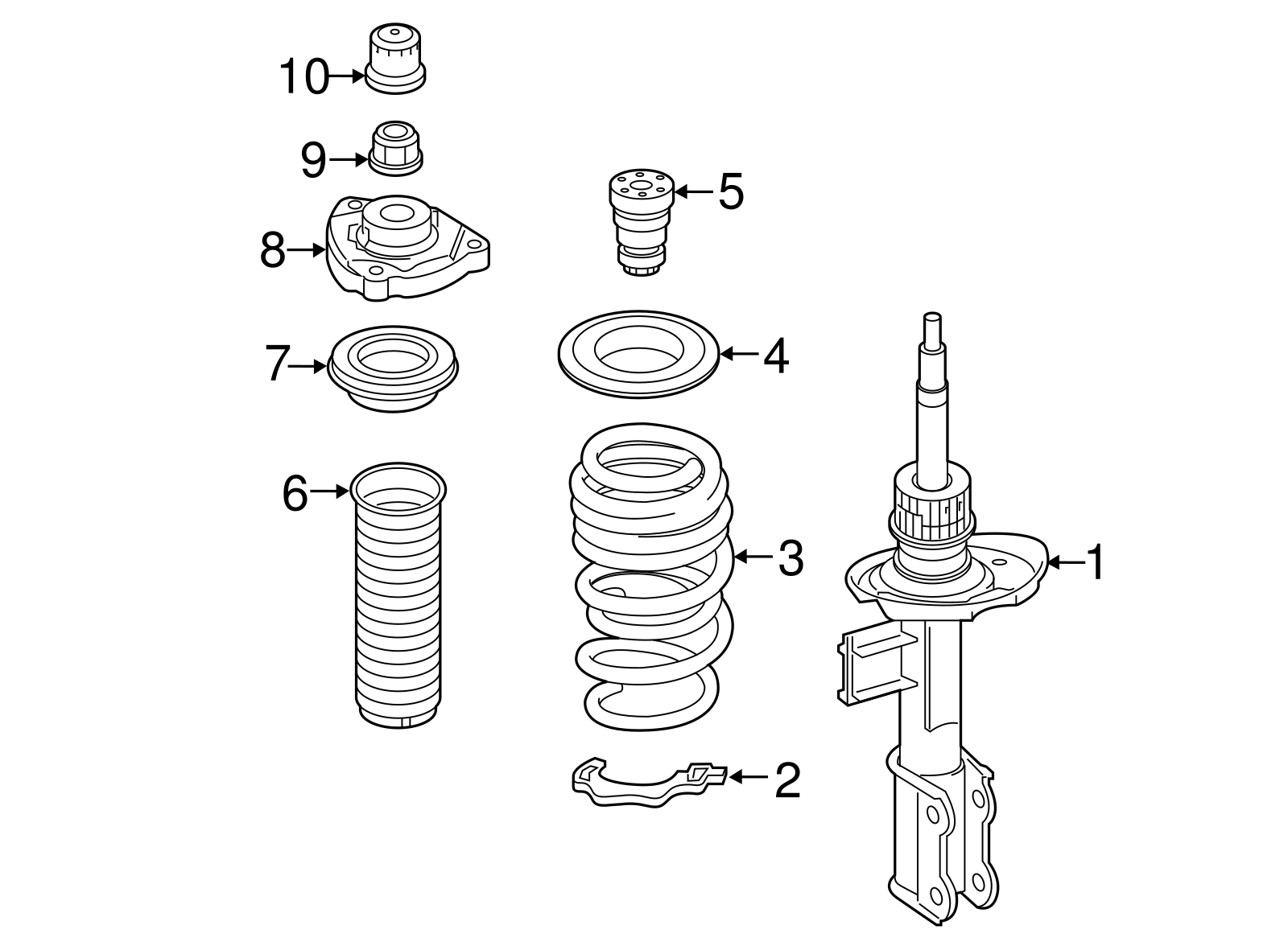 246-323-00-20-64 - Support Bushing 2014-2023 Mercedes-Benz