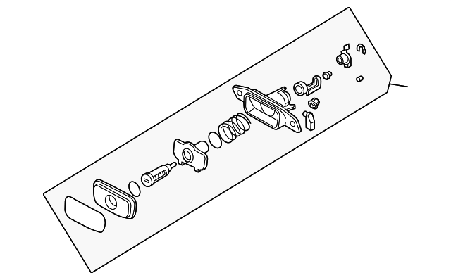 2000-2004 Volvo Lock Cylinder Assembly 30899812 | TascaParts.com 