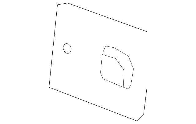 Bezel-Front S/D I/S Hdl                   *Silver      R - GM (15103762)