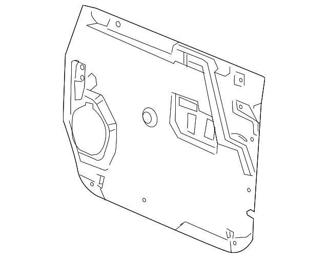 Deflector-Front S/D Wat - GM (15779319)