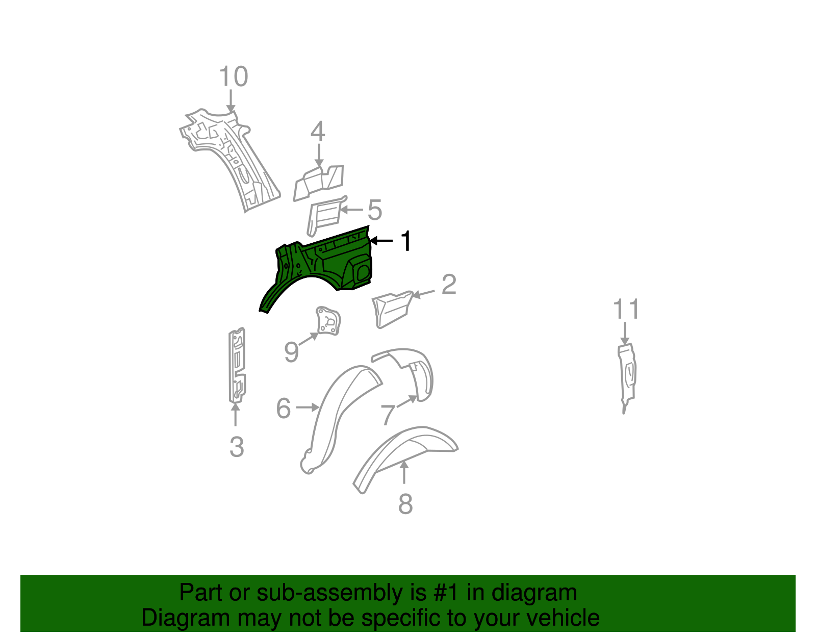 Inner Panel - GM (88937050)