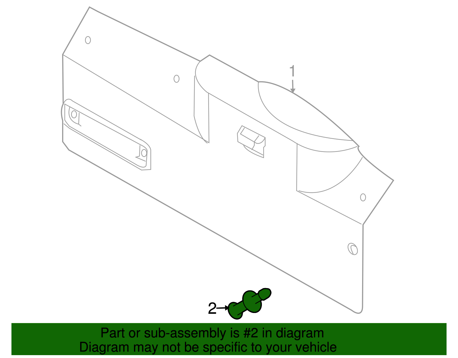 Liftgate Trim Finish Panel Clip - GM (94530741)