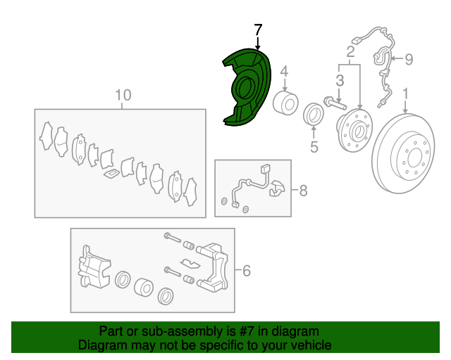 20072008 Honda Fit Splash Guard 45255SAAG50 Honda Zone Parts