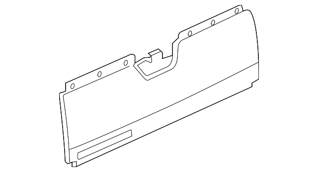 Panel, E/Gate                            *Paint To Mat - Cadillac (89025366)