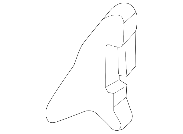 Front Passenger Side Fender Insulator - GM (96650432)