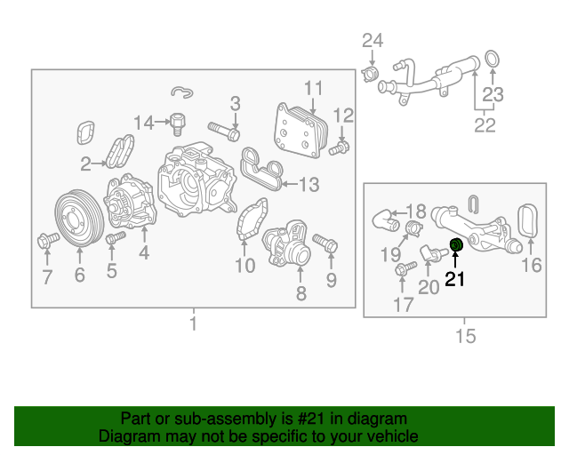 20132022 GM Engine Coolant Temperature Sensor ORing 12639042 GM