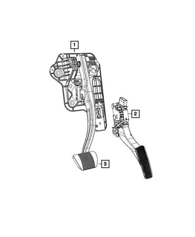2017-2024 Chrysler Brake And Accelerator Pedal 04581676AD | My 