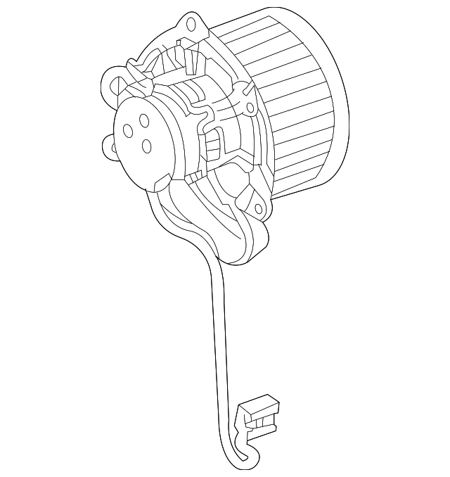 20212024 GM Auxiliary Blower Motor 84488484 GM