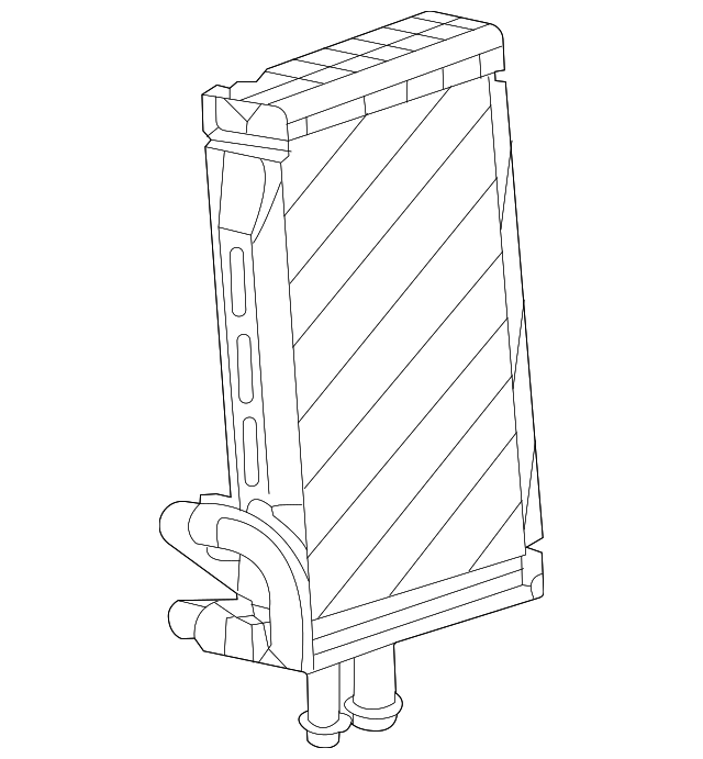 20212022 GM Auxiliary Air Conditioning Evaporator 84689023 GM Parts