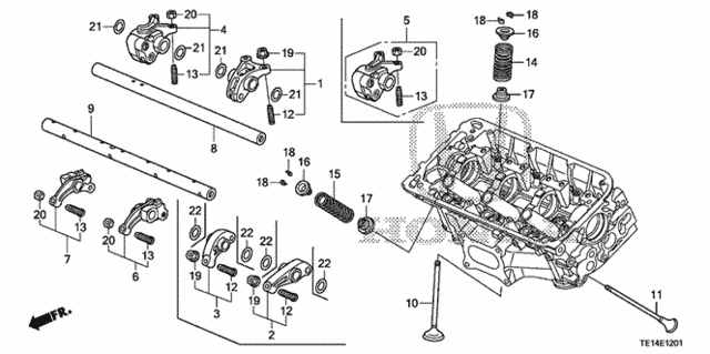Genuine Honda 14620-R71-A01 Intake Rocker Arm Assembly