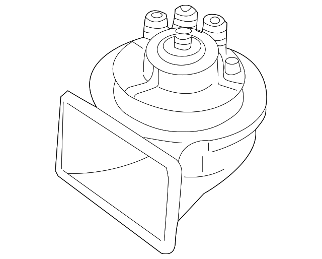 Horn - Volkswagen (8D0-951-221-A)
