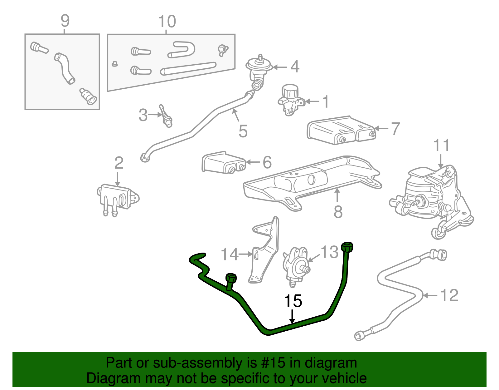 Tube Assembly - Ford (XW4Z-9B480-AD)
