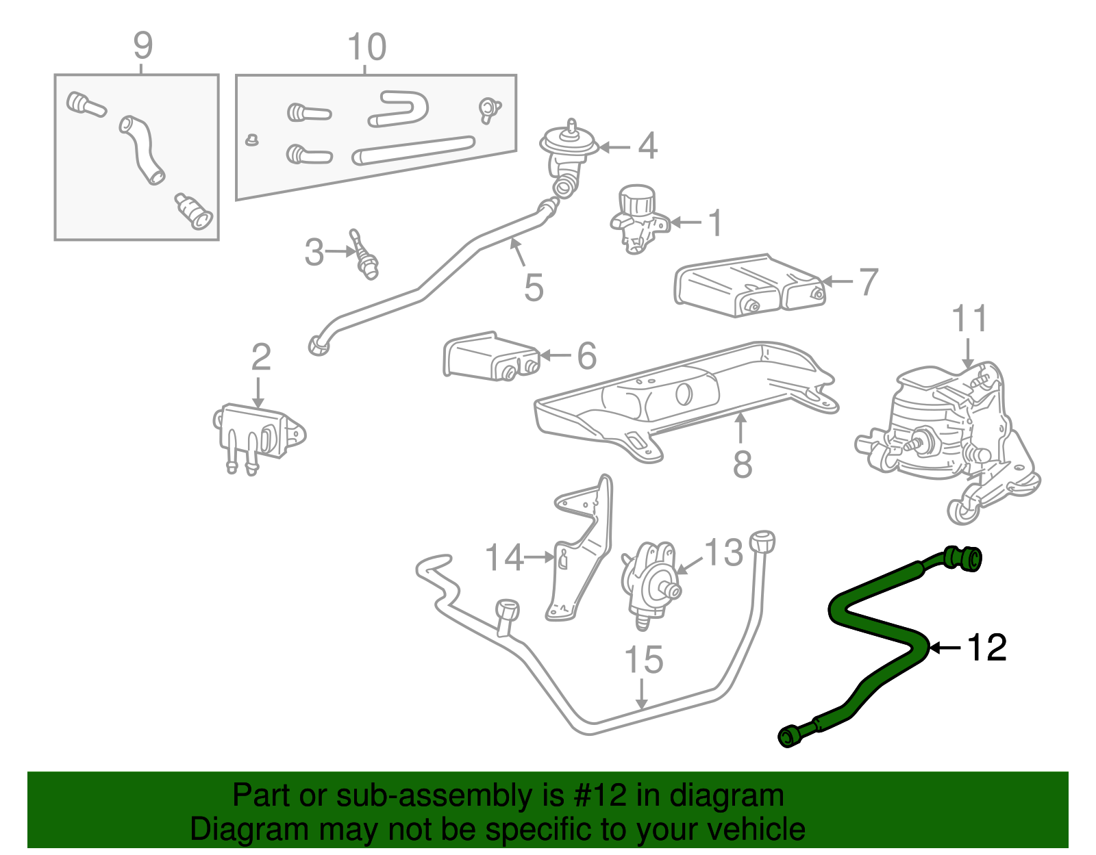 Purge Valve - Ford (XW4Z-9D289-AD)