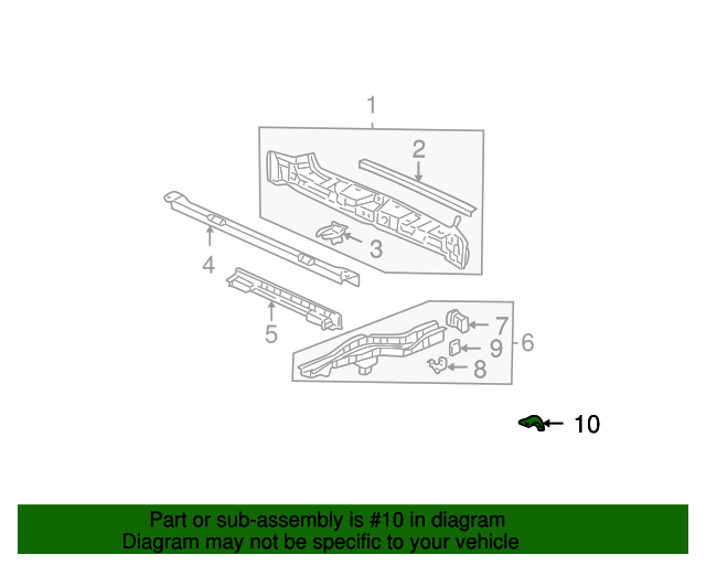 74657S3VA00 Hook, L Rear Tow 20032008 Honda Pilot Honda Parts Online