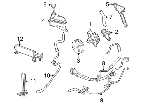 GM Auxiliary Coolant Pump For Cadillac SRX STS 2004-2007 3.6L 4.6L – 25746579