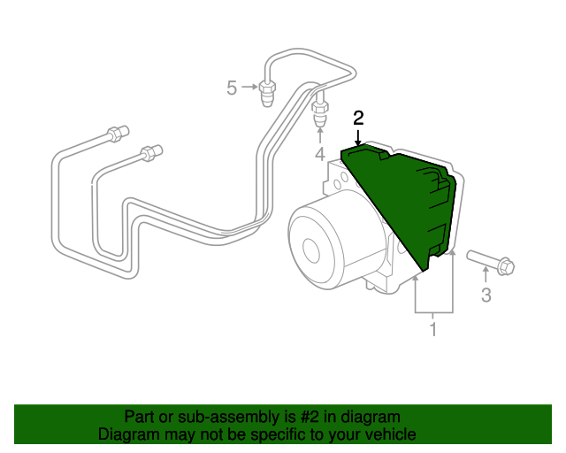 2009 Jeep Wrangler Anti Lock Brake System Mod 68049852AB