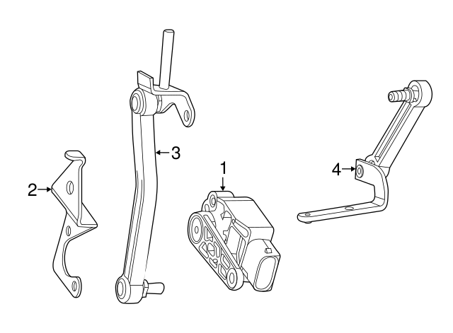 Height Sensor Link - 2012-2019 Mercedes-Benz (166-320-09-32) | MB 