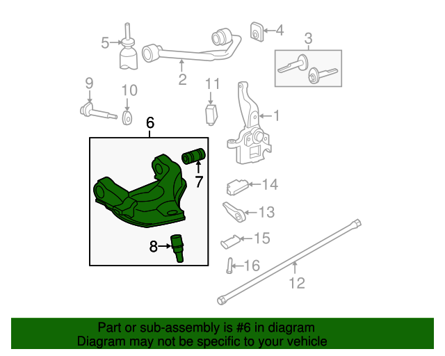 20012003 Ford Ranger Lower Control Arm 1l5z3079aa
