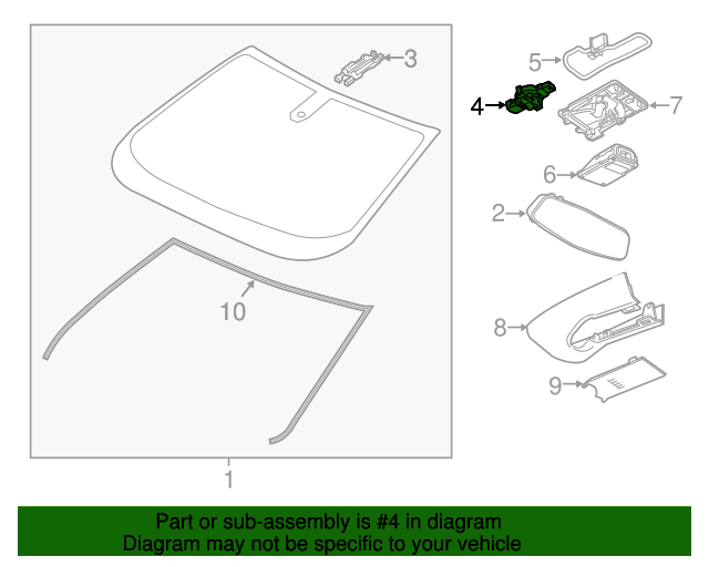 Humidity and Windshield Temperature Sensor 13536352 GM Parts Online