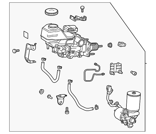 20212023 Toyota Venza Master Cylinder Assembly 4705048100 Toyota