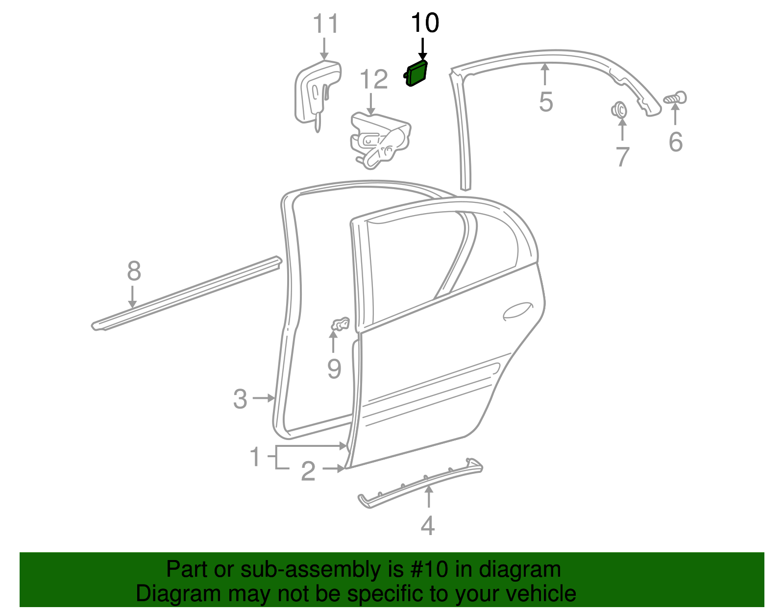Inner Quarter Panel Access Hole Sound Barrier - GM (11515174)