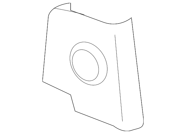 Molding Assembly-Body Rear Cor Upper   Garnish      *Wheat - GM (10358738)