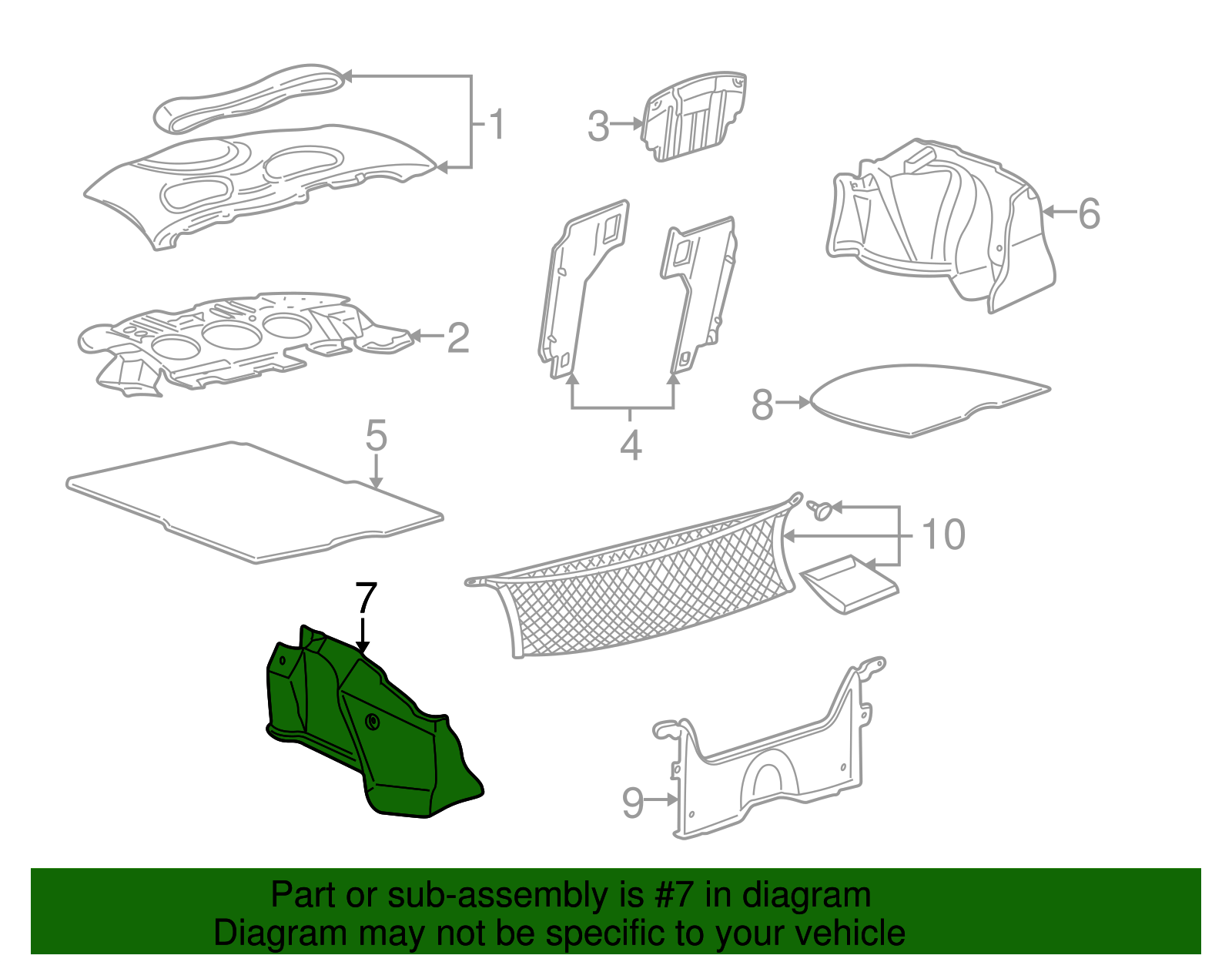 Side Cover - Ford (YF4Z-5445423-AAA)