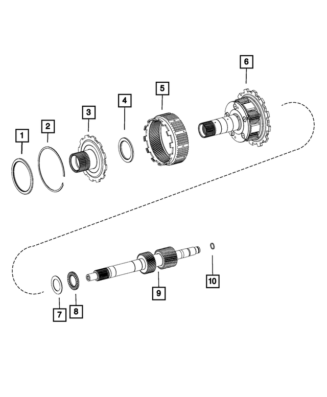 2013-2023 Ram 3500 Planetary No 2 Gear Assembly 68242207AD | Mopar Estores