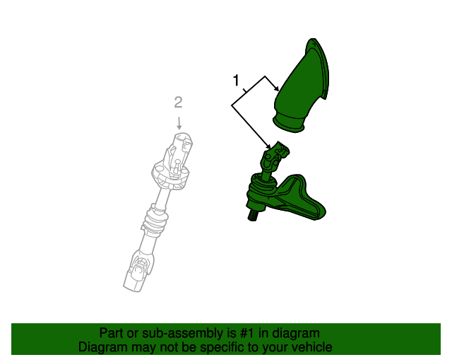 20152023 GM Intermediate Steering Shaft Bearing 23275358 Auto Parts