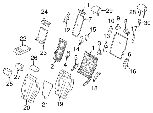 52-20-7-363-767 - Lower Cover - 2014-2018 BMW X5 | BMWPartsHub