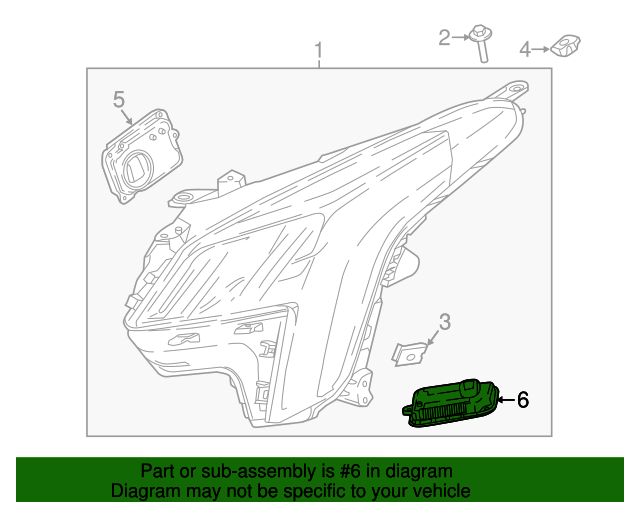 84124791 GM Headlamp LED Driver Module GM Parts Store