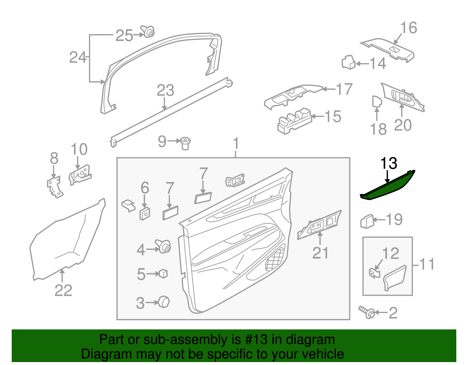 Applique - Ford (GJ7Z-78239A01-JA)