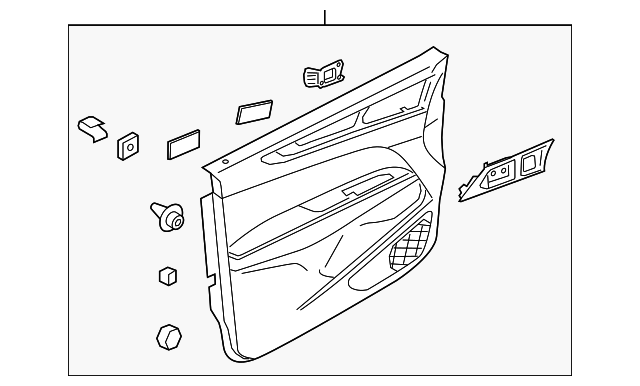 Door Trim Panel - Ford (GJ7Z-7827406-AC)