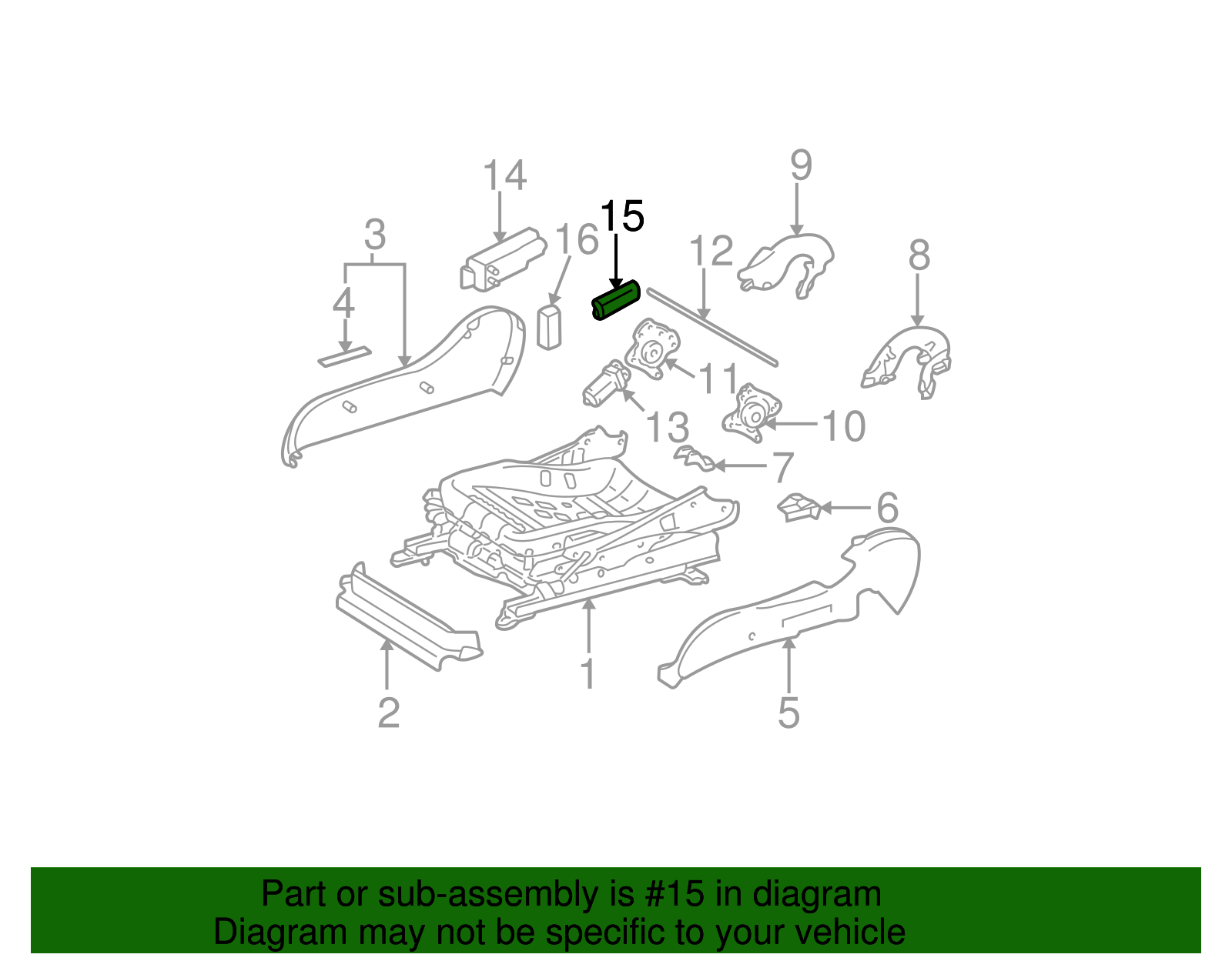 Adjust Knob - Toyota (84921-AA060-E0)