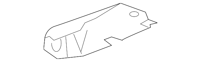Passenger Side Exhaust Rear Underbody Heat Shield - Cadillac (84130217)
