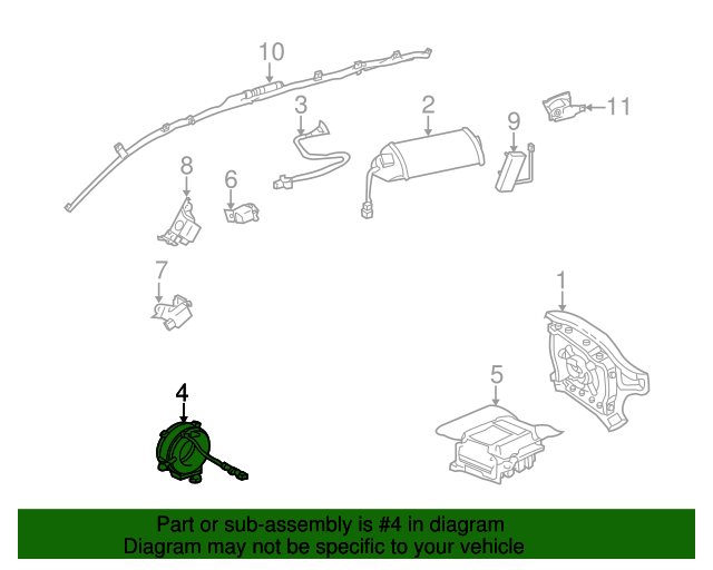 Toyota OEM Clock Spring Part# 84306-42010 | OEM Vehicle Parts