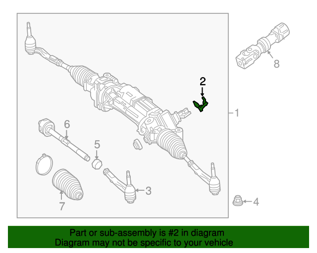 2234624400 Rack And Pinion Cap 20222023 MercedesBenz C 300