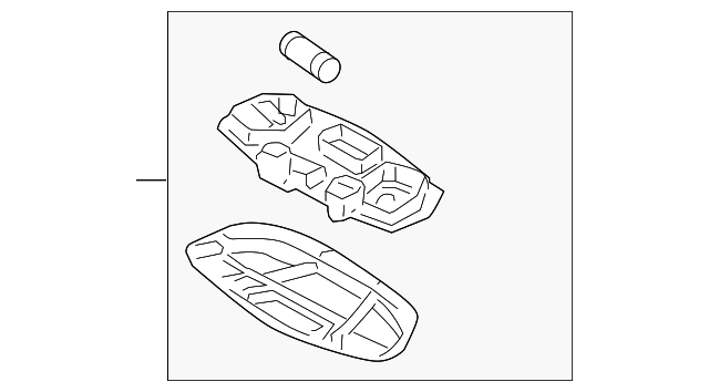 Dome Lamp Assembly - Ford (YF1Z-13776-AA)